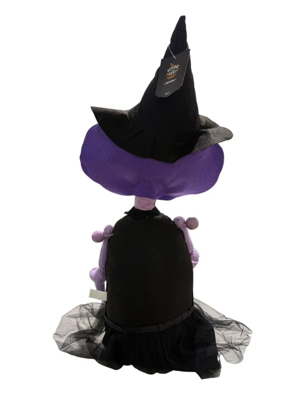 Hyde & Eek! Boutique Purple Witch Doll Plush Halloween Decor
